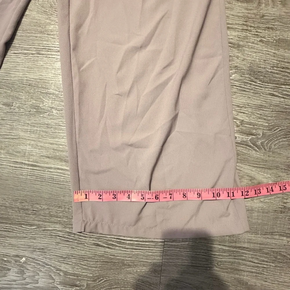 She + Sky Cream Wide-Leg Pants Size S - Picture 9 of 13
